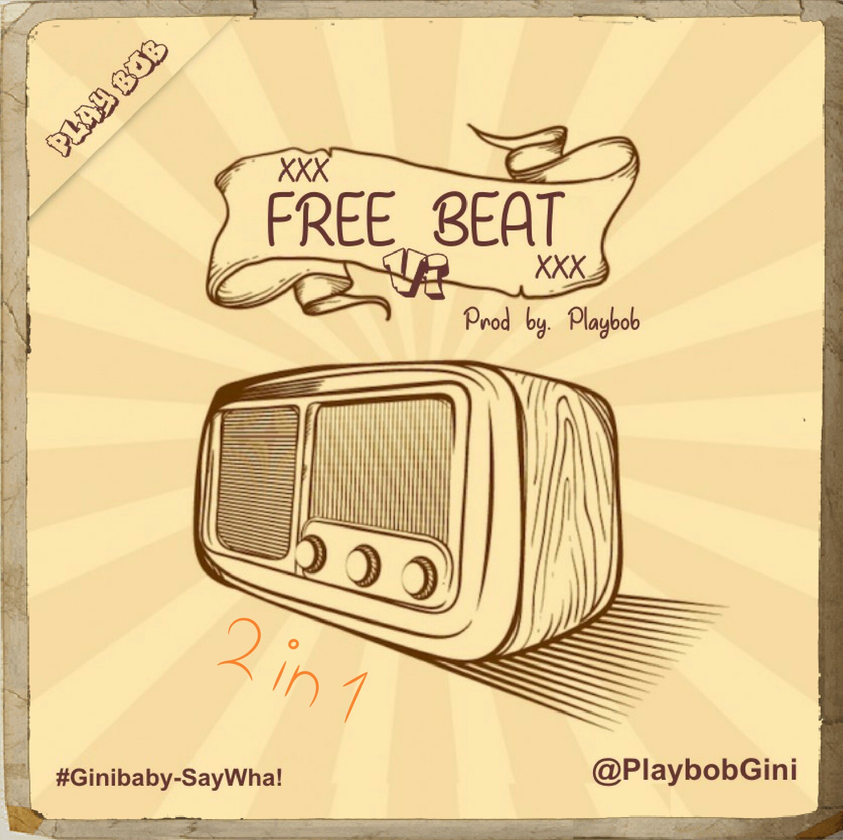 Playbob (@PlaybobGini) drops Free Beat VI (2 in 1)