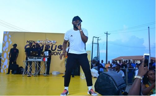 How University, Poly Students Surprised Falz During Show In Abeokuta