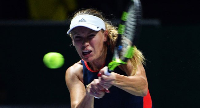 Denmark’s Caroline Wozniacki Struggles In WTA Title Defence