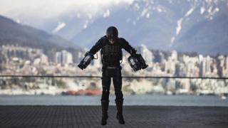TED 2017: UK 'Iron Man' demonstrates flying suit